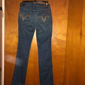7 for all mankind ombre logo jeans size 27